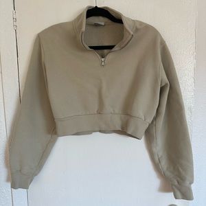 Aritzia Cozy Fleece Perfect 1/4 Zip Sweatshirt